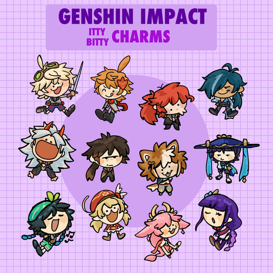 ITTY BITTY GENSHIN Keychains
