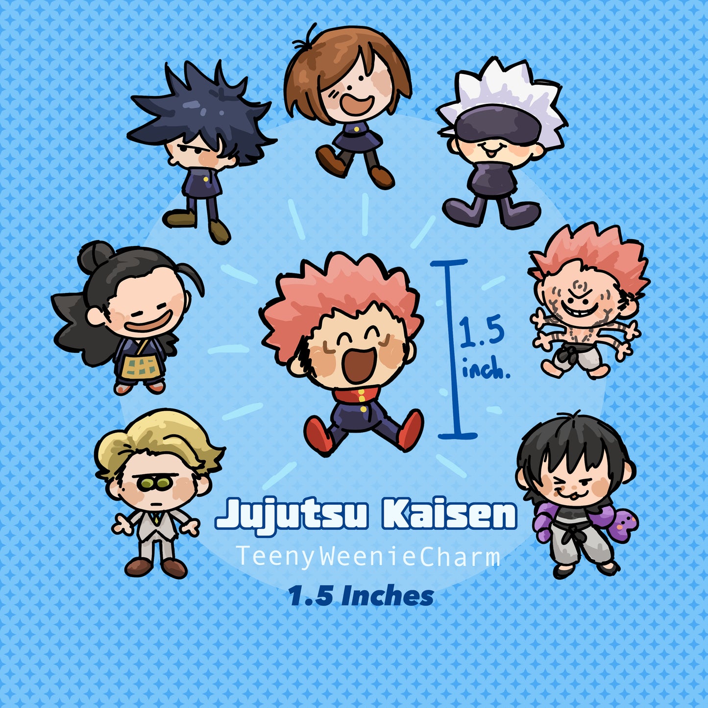 TEENY WEENIE JUJUTSU KAISEN Keychains