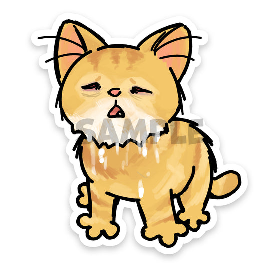 MILK CAT Sticker