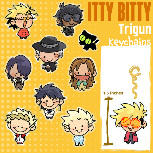 ITTY BITTY TRIGUN Keychains