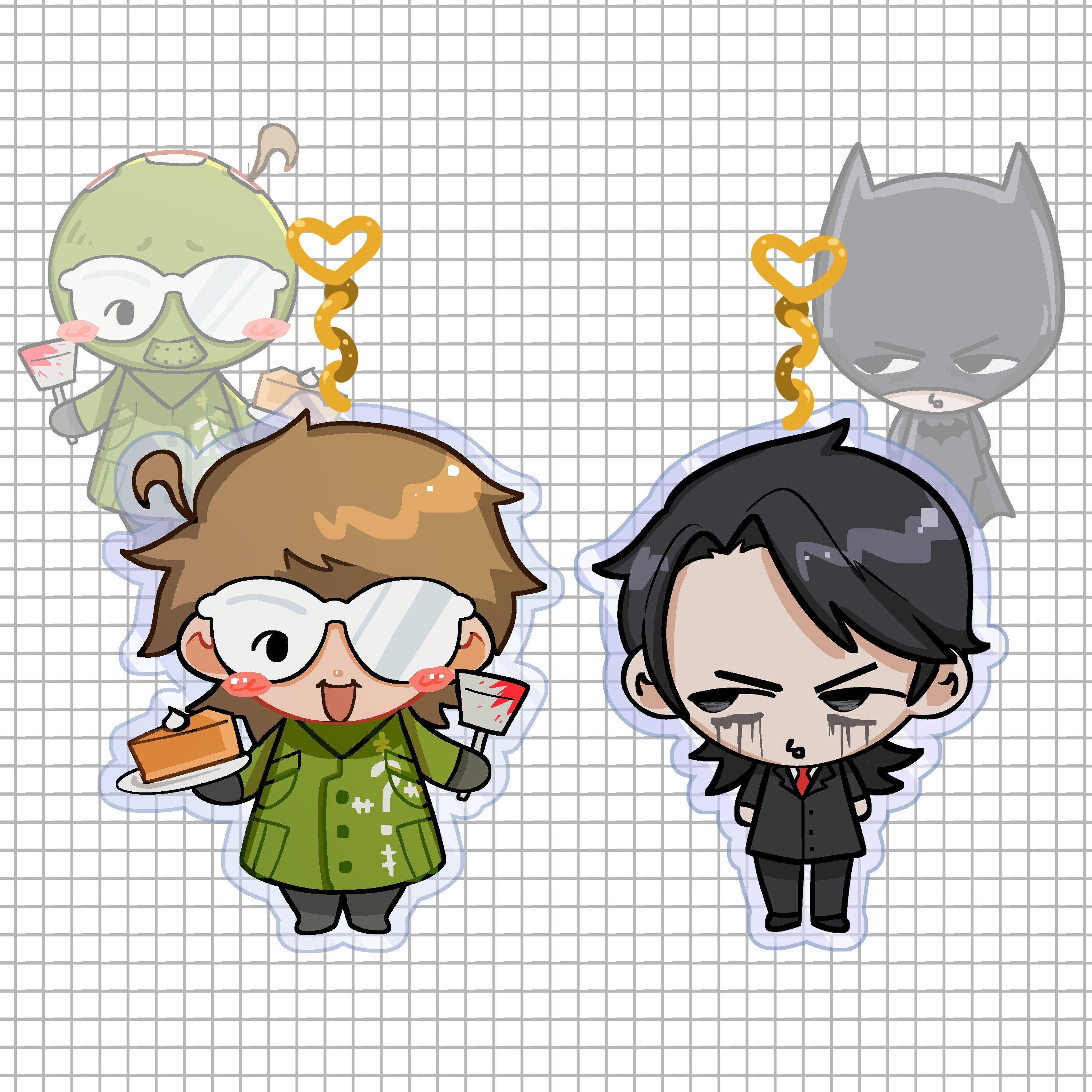 RIDDLER AND BATMAN 2022 Keychain – Magpie Madness